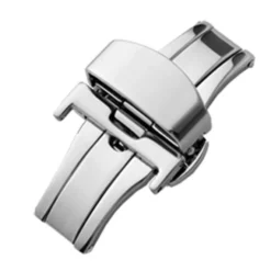 001 Butterfly Deployment Clasp For Leather Straps 16mm