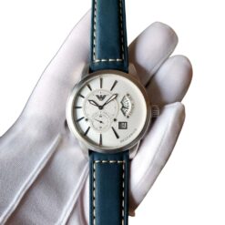 Emporio Armani Meccanico On Hand Stitched Premium Leather Strap Watch (Back swapped)