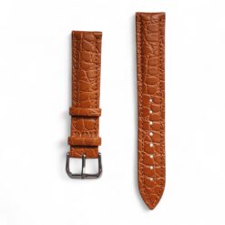 0061 Alligator Embossed Genuine Leather Strap 19mm