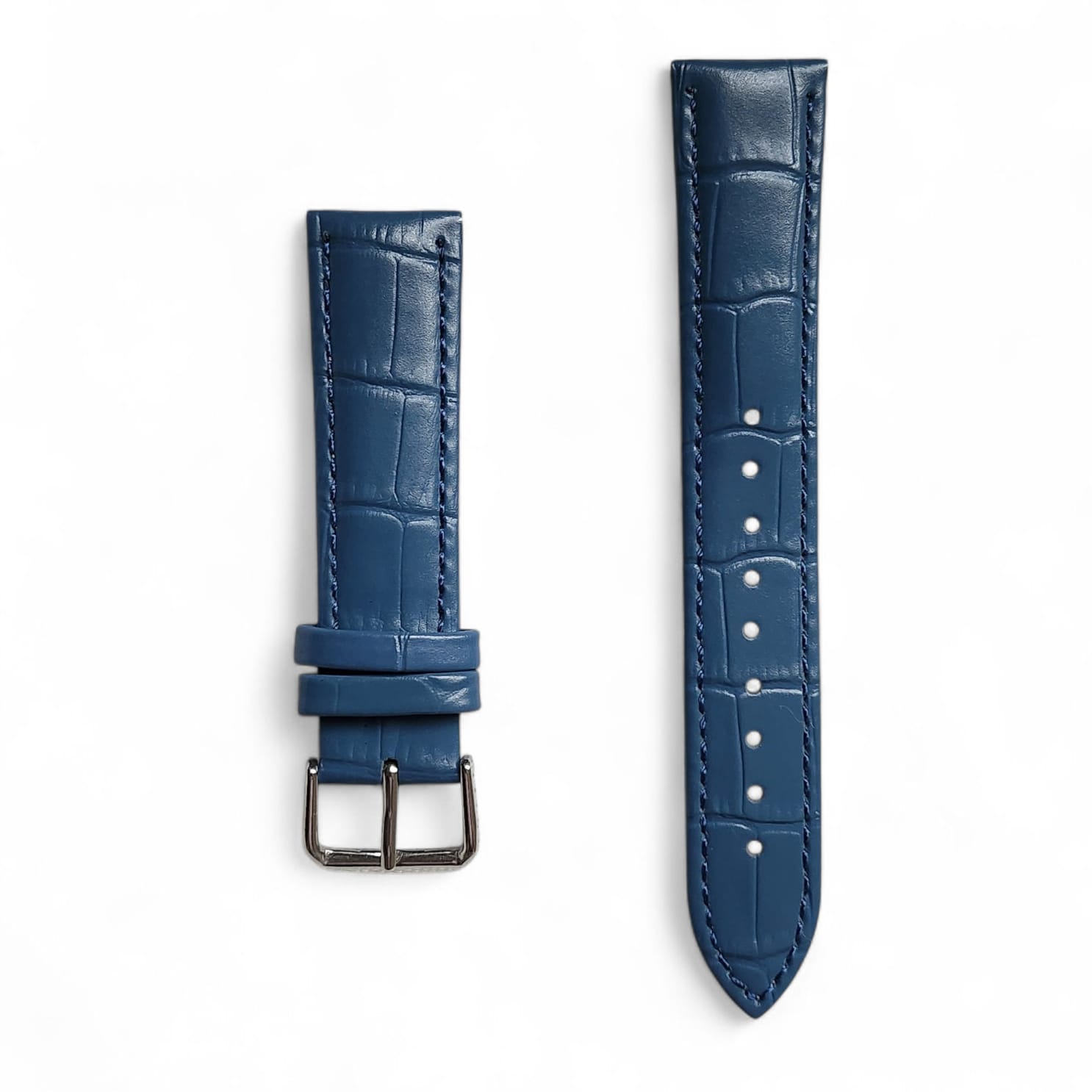 0059 Royal Blue Leather Strap 20mm