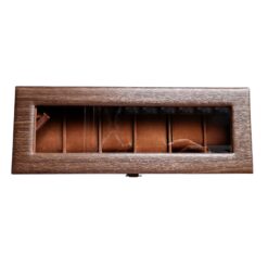 013 Premium 6-Slots Glass Top For Watch Storage