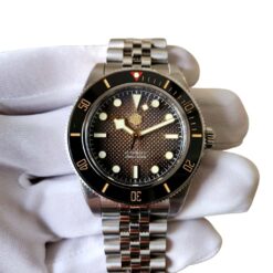 San Martin SN0128 Gradient Brown Waffle Dial NH-35 Slightly Used Watch