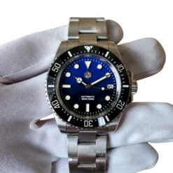 0001 San Martin SN01111 Gradient Blue Enamel Dial NH-35