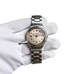 006 Swatch Irony Big Quarterman Beige Dial 38mm Men's Watch