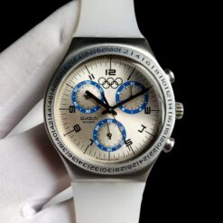 001 Swatch Irony Olympic Games Panda With Blue Sub-Dials Watch