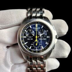 001 Tissot PRC100 Blue Dial Chronograph Fits upto 7.5 inches Wrist