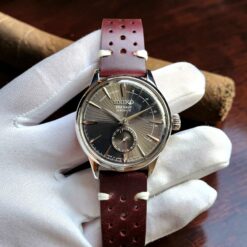 002 Seiko Presage SSA345J1 Black Cat Martini With Power Reserve Watch