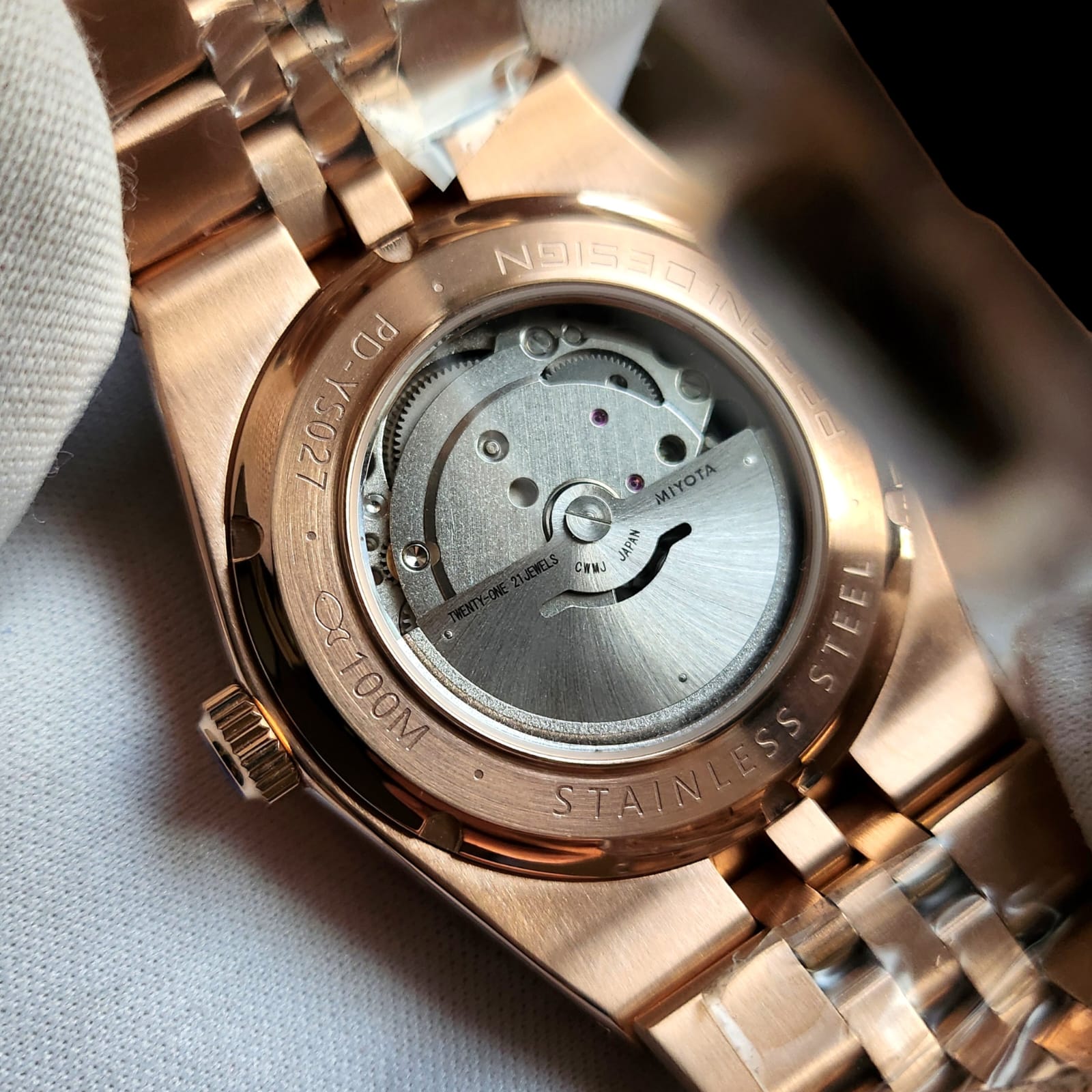 001 Pagani Design PD YS-027 Miyota 8215 Rose Gold Watch - Image 6
