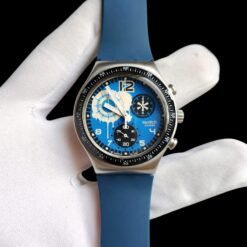 007 Swatch 42mm Men's Irony Daze Chronograph Watch