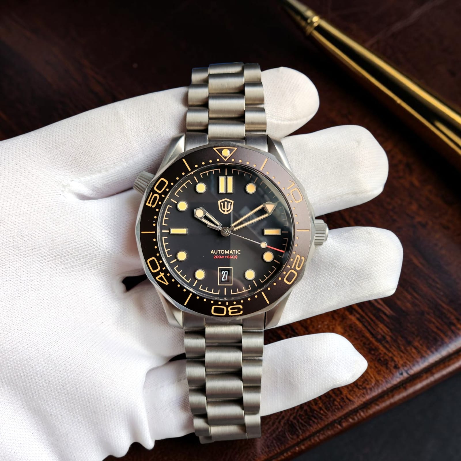 004 Watchdives WD007 Titanium NTTD Dive Watch