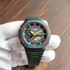 004 Casio G-Shock GA2100 Black With Multi Indices Limited Edition Watch
