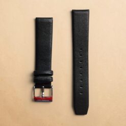 005 Kenneth Cole New York Black Genuine Leather Strap 20mm