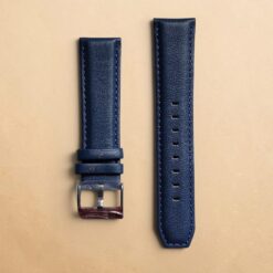0002 Kenneth Cole New Blue Genuine Leather Strap 22mm
