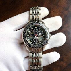011 Citizen Rare Early 2000's Navihawk C650 Titanium Eco-Drive Watch