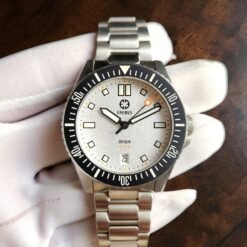 001 Erebus Origin 38mm Polar White H-type Upgraded Bracelet Watch Full Set