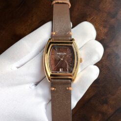 016 Kenneth Cole New York Rose Gold Case With Brown Textured Dial Watch