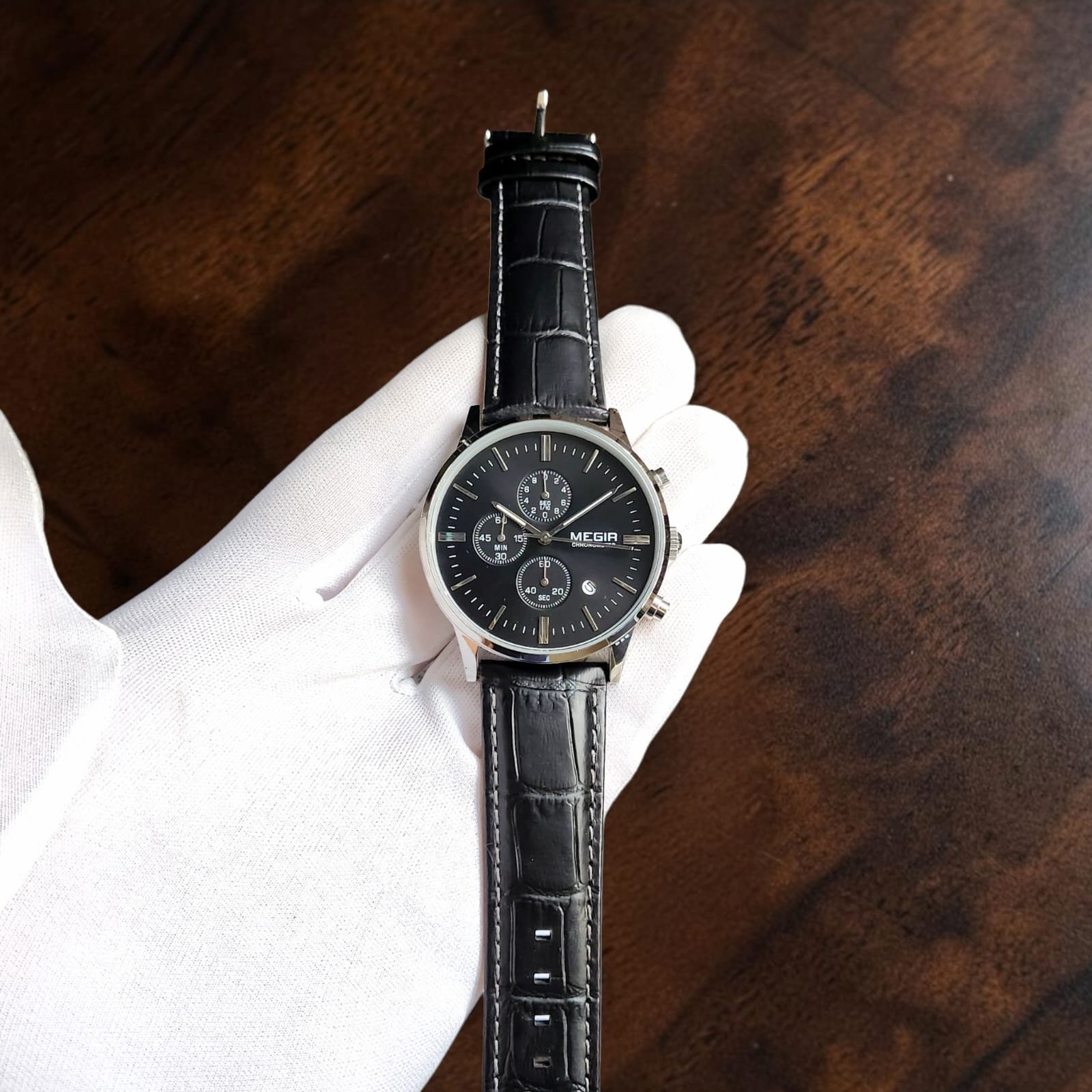 016 Megir Chronograph ML2011G 43mm Watch - Image 2