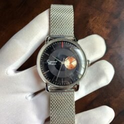 017 Concept Japanese Quartz Watch With Orange Sub-dial