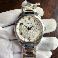 016 Pontiac Sapphire Glass Swiss Made Textured Dial Watch