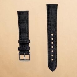 005 Premium Black Nylon Upper With Genuine Leather Back18mm Strap