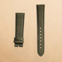 005 Premium Green Nylon Upper With Genuine Leather Back18mm Strap
