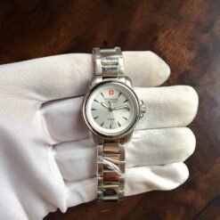 Ladies Swiss Military Hanowa Recruit Prime Silver Dial Watch 32mm Dial