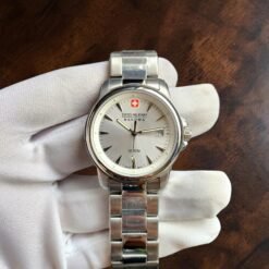 015 Swiss Military Hanowa Recruit Prime Silver Dial Watch