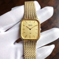 005 Rado 1980's Elegance Integrated Woven Style Bracelet Quartz Series Watch