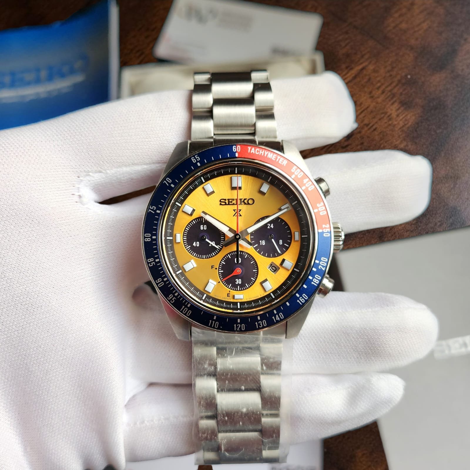 Seiko Prospex Speedtimer Solar Chronograph SSC947 Watch