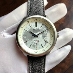 007 Seiko Alba World Map Dial Day/Date Watch