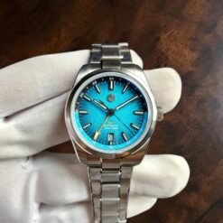San Martin SN0144-BGX 39mm Miyota 9075 Gradient Blue Dial GMT Watch