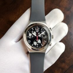 019 Swatch Irony Chrono Wildly YCS4024 Steel Case Watch