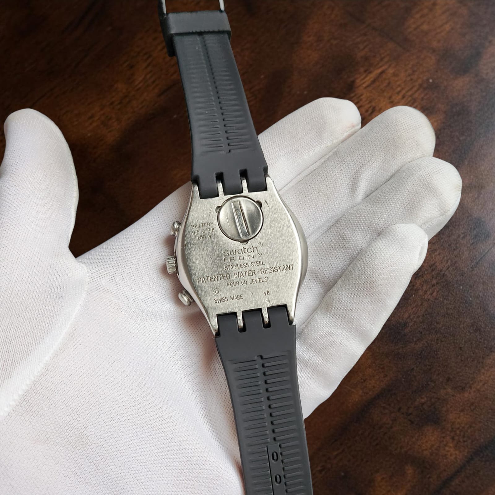 015 Swatch Irony Chrono Wildly Aluminium Case Watch - Image 4