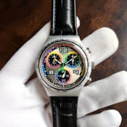 002 Swatch Irony Chrono Landing Gear YCS4050 Watch