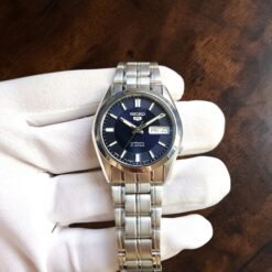 Seiko 5 Sunburst Deep Blue Sunray Dial SNKE85J1 38mm Watch