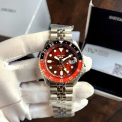 Seiko 5 Sports SSK031K1 GMT "Passion Red" Limited Edition Of 1000 Pieces Made Worldwide Only